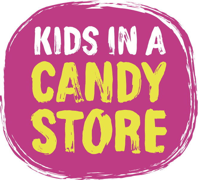 kids in a candy store